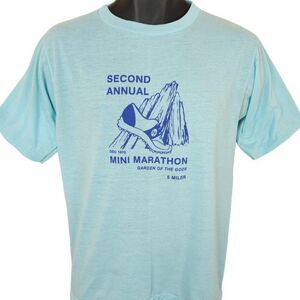 Hewlett Packard HP Mini Marathon T Shirt Vintage 70s 1978 Made In USA Medium